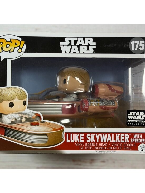 Funko Other - Funko Pop! Star Wars Luke Skywalker with Speeder #175 Smuggler’s Bounty Exclusiv